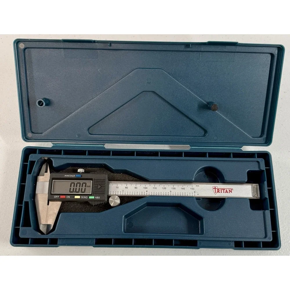 Tritan digital caliper 0-150mm With Case Micometer EUC *TESTED*